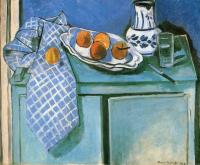 Matisse, Henri Emile Benoit - still life on a green sideboard